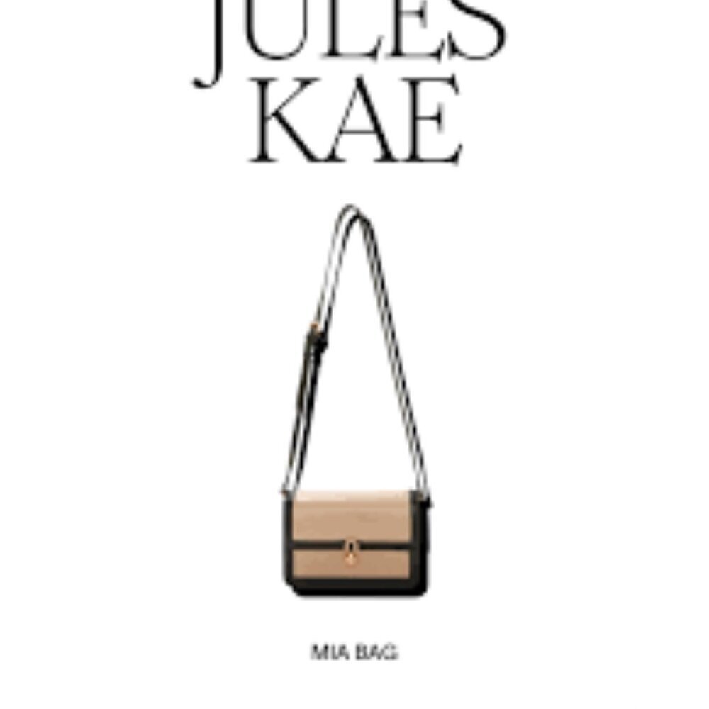 NWT- JULES KAE X ANTHROPOLOGIE MIA  BAG BLUSH LIZARD/BLACK - Picture 9 of 9